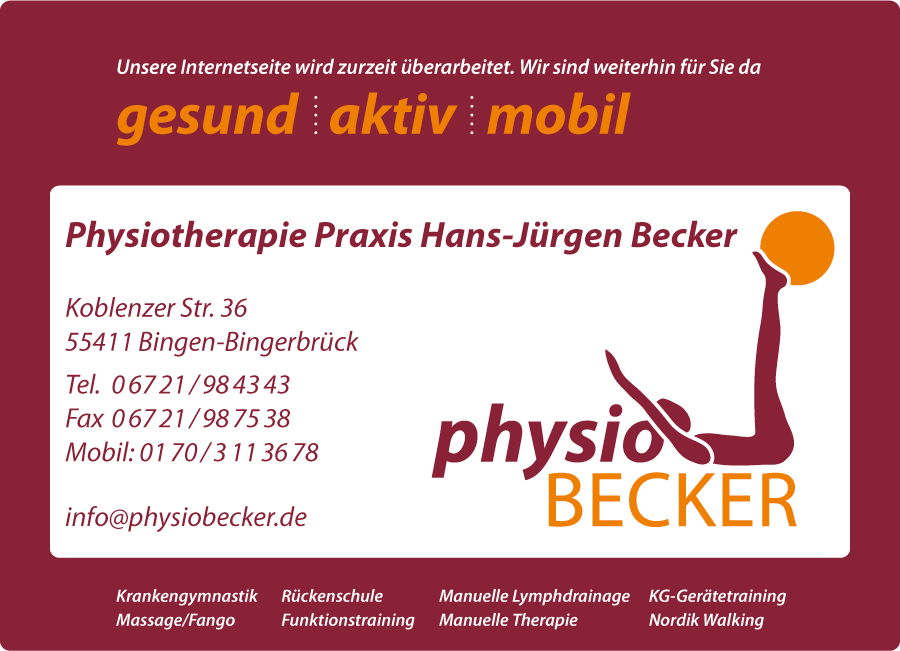 Physiotherapie Praxis Hans-Jürgen Becker, Bingen-Bingerbrück